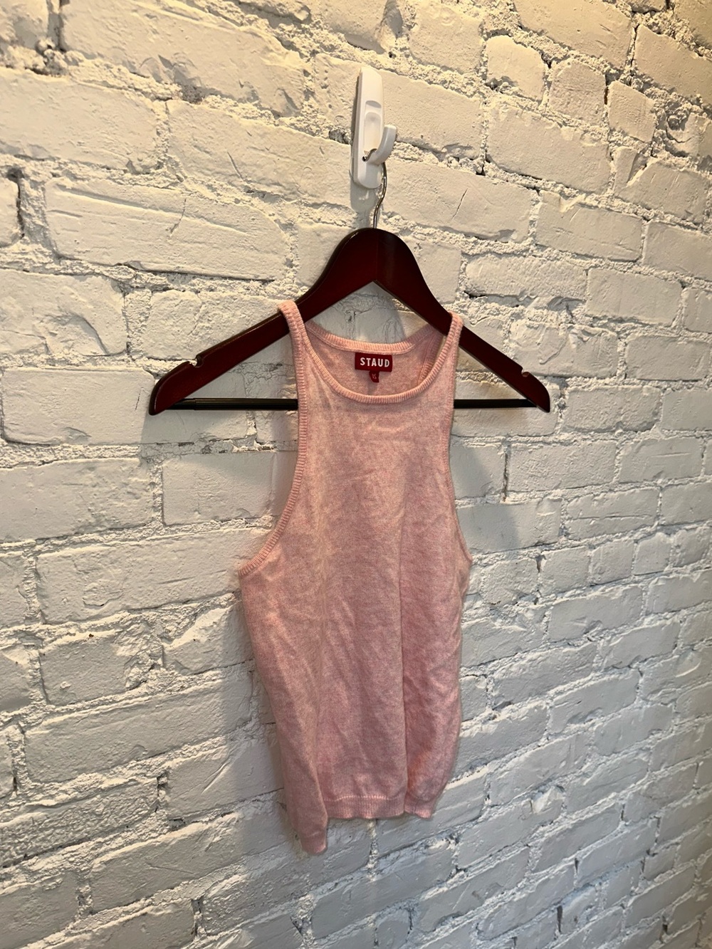 STAUD Blush Wool Blend Racerback Tank